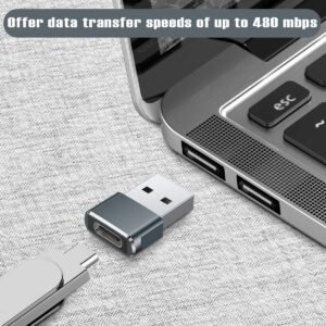 USB Male to USB-C Female Adapters - Image 2